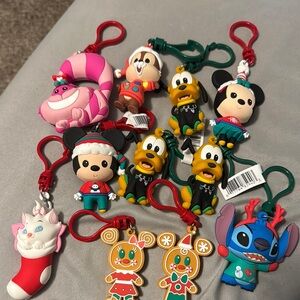 Disney Red and Green Stuffed Animals